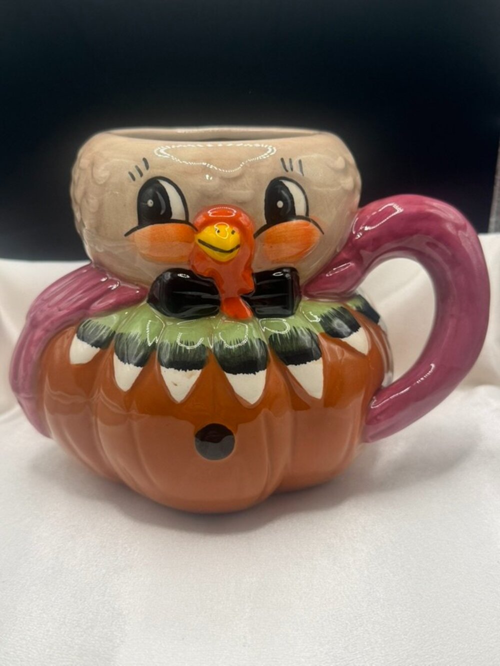 BRAND NEW Johanna Parker Turkey Mug Harvest Thanksgiving
